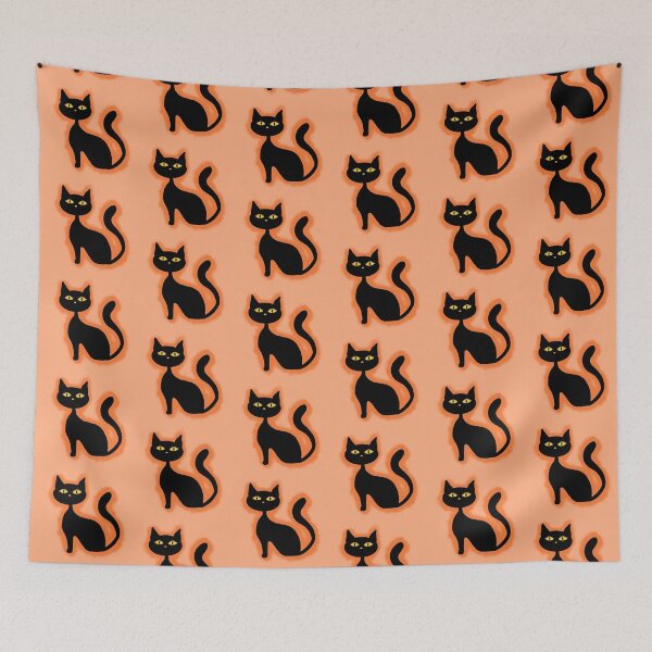 Item preview, black kitty  designed and sold by abby cartwright.