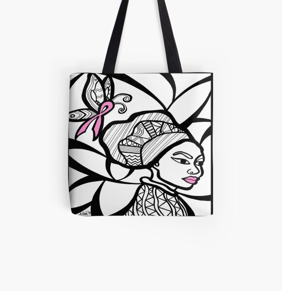 SurVivHer All Over Print Tote Bag