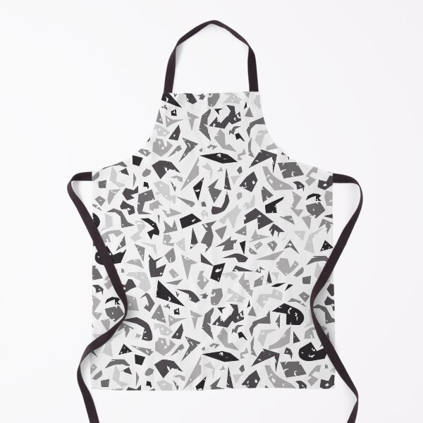 Item preview, Terrazzo style in monochromatic black, white and grey - AFP22-03-ai designed and sold by FrancesPoff.