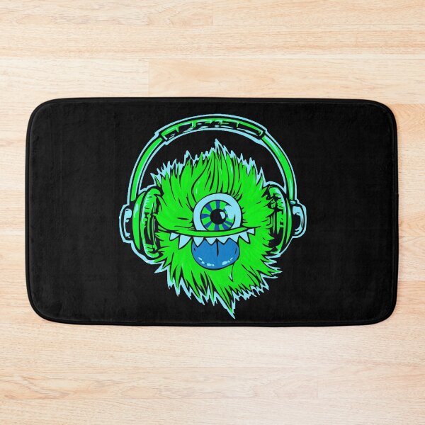 Item preview, Cute Green Music Monster Face design designed and sold by Dven-Clothes.