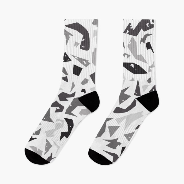 Item preview, Terrazzo style in monochromatic black, white and grey - AFP22-03-ai designed and sold by FrancesPoff.