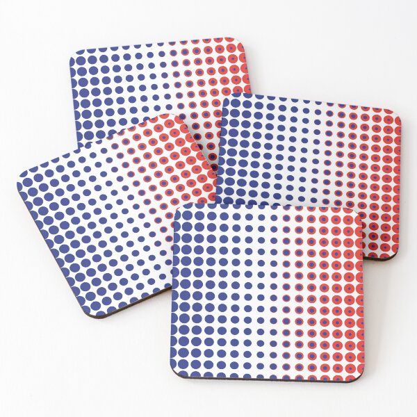 Artikelvorschau, Bleu Blanc Rouge - Pattern - Living Hell entworfen und verkauft von Hell-Prints.