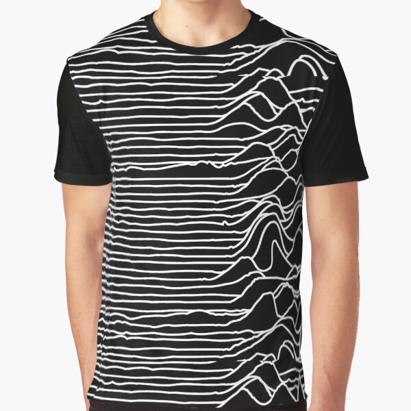Unknown Pleasures reload (for dark background) Graphic T-Shirt