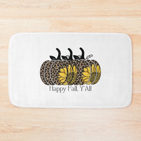 Item preview, Fall Love - Autumn Love - Sunflower Leopard Print Pumpkins Happy Fall Ya'll  designed and sold by Shaloj.