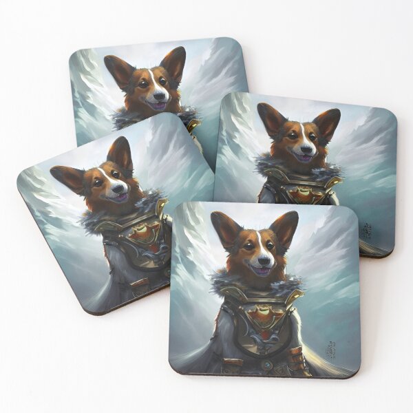 Item preview, AI Generated Art, War Corgi designed and sold by RabbitHoleMI.