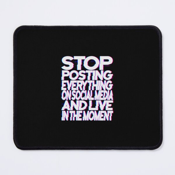 Item preview, Stop posting on social media and live the moment, No Simp designed and sold by StayWokeKings.