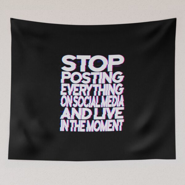 Item preview, Stop posting on social media and live the moment, No Simp designed and sold by StayWokeKings.