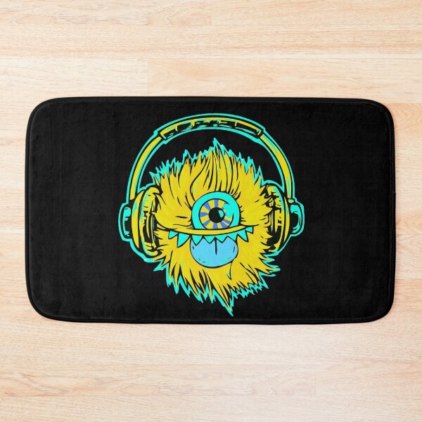 Item preview, Cute Yellow Music Monster Face design designed and sold by Dven-Clothes.