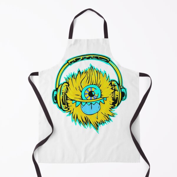 Item preview, Cute Yellow Music Monster Face design designed and sold by Dven-Clothes.