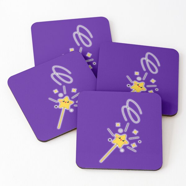 Item preview, Star magic wand (Purple BG) designed and sold by mixMixtli.