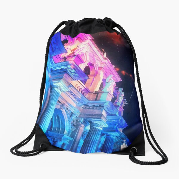 Wake Up Positive Today. Join the Happiness Movement Drawstring Bag