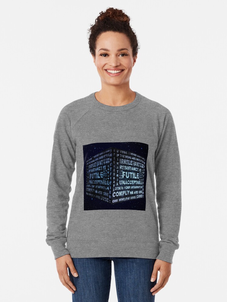 borg sweatshirt womens