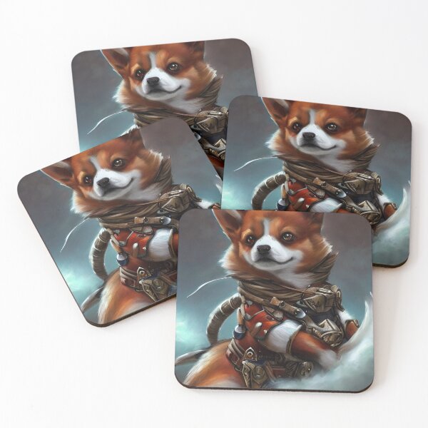 Item preview, AI Generated Art, War Corgi designed and sold by RabbitHoleMI.