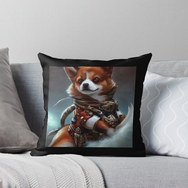 Item preview, AI Generated Art, War Corgi designed and sold by RabbitHoleMI.