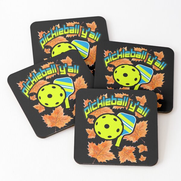 Item preview, Pickleball Y'all Fall Leaves designed and sold by Life Is Beautiful.