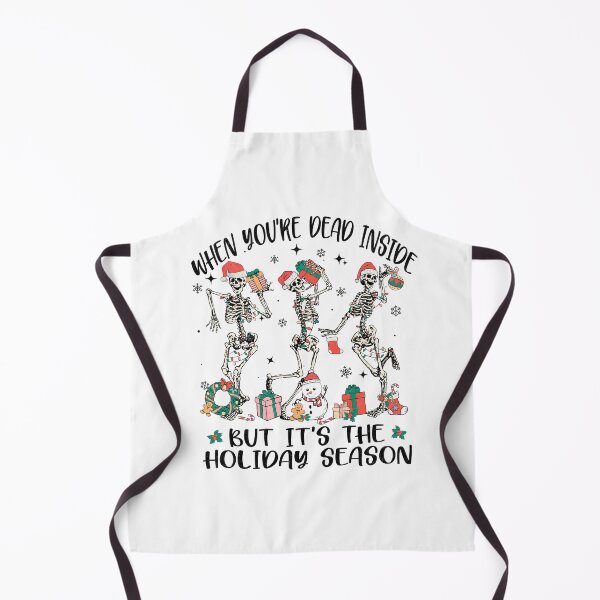 Item preview, when youre dead inside but its the holiday season skeleton christmas designed and sold by vuhieustore.