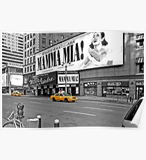 NYC Yellow Cabs Mamma Mia Poster