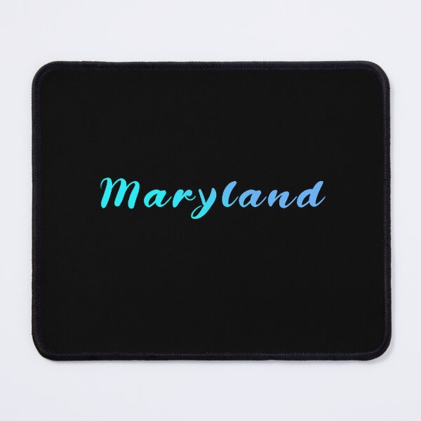 Item preview, Maryland Blue Gradient Writing designed and sold by Zandrasart.