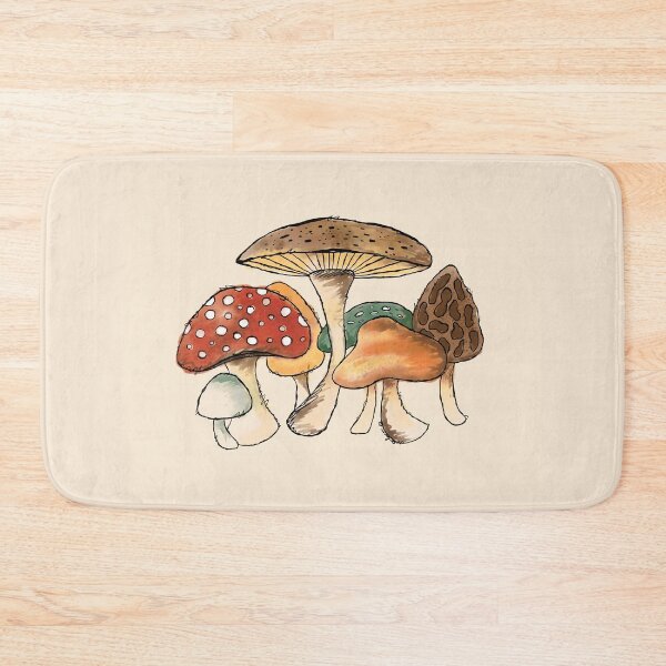 Item preview, Cute mushrooms designed and sold by courbebleue.
