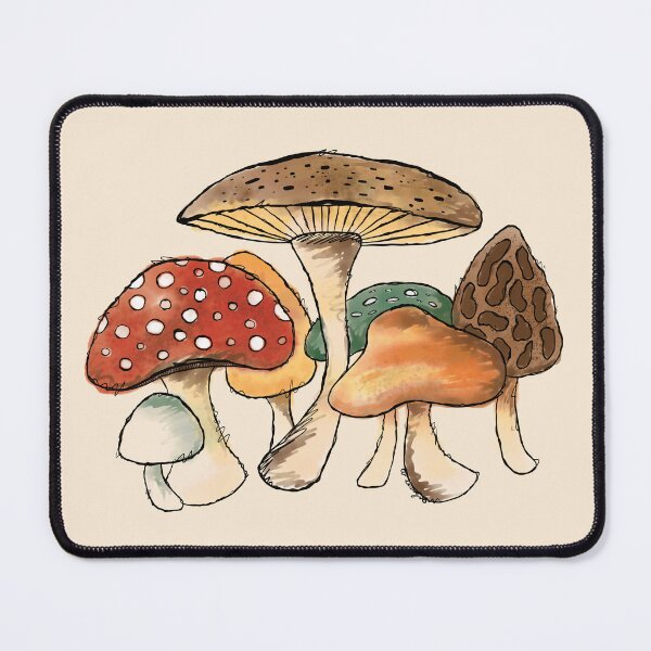 Item preview, Cute mushrooms designed and sold by courbebleue.