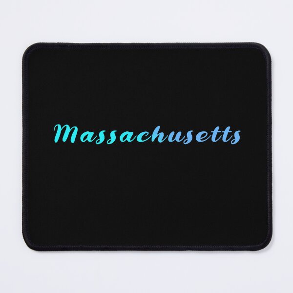 Item preview, Massachusetts Blue Gradient Writing designed and sold by Zandrasart.