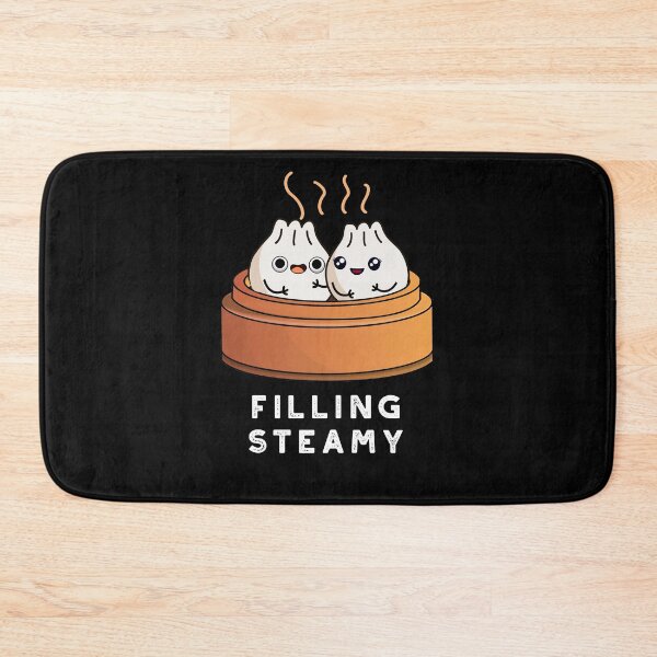 Item preview, Filling Steamy Funny Dimsum Bao Puns (Dark BG) designed and sold by punnybone.