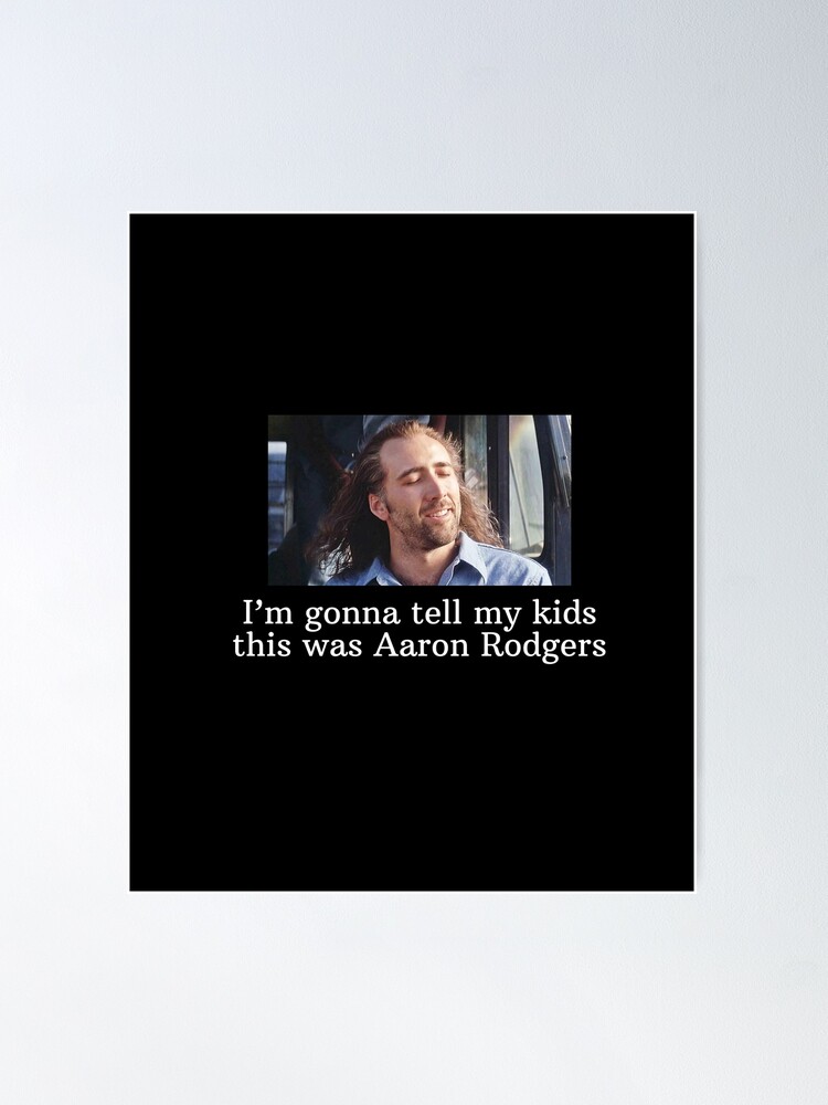 Aaron Rodgers Nicolas Cage Fighter T-Shirt, Custom prints store