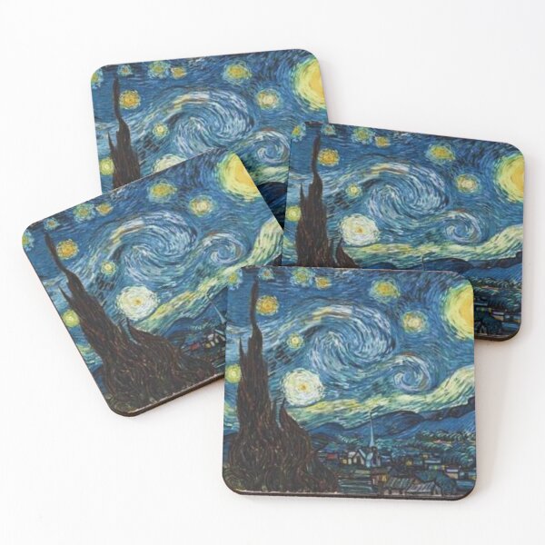 Item preview,  The starry night painted by Vincent Van Gogh designed and sold by HappyLife4U.