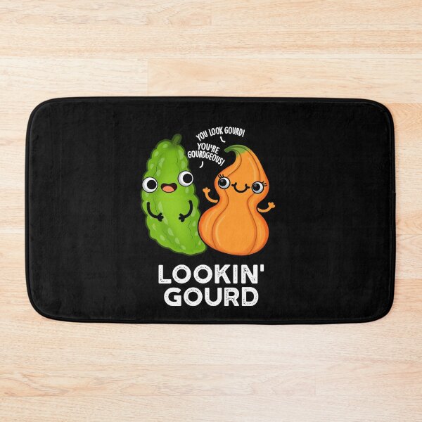 Item preview, Lookin Gourd Funny Veggie Puns (Dark BG) designed and sold by punnybone.