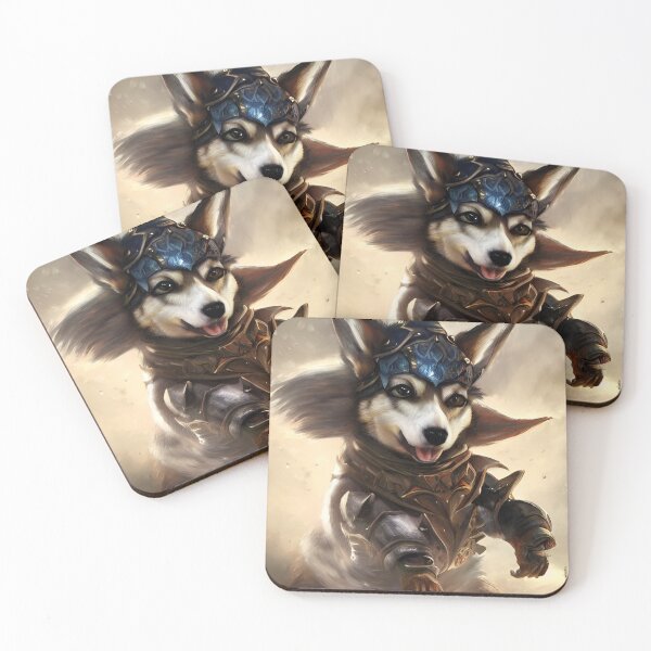 Item preview, AI Generated Art, War Corgi designed and sold by RabbitHoleMI.