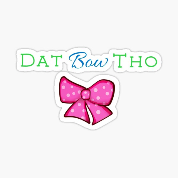 1 Bow Decal, Cute Bow Sticker, Hairbow Decal, Hairbow, Cheerleading  Stickers, Hair Bow, Sticker, Decals, Cheerleader Decal, Stickers 