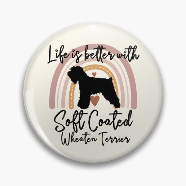 Item preview, Soft Coated Wheaten Terrier Dog Rainbow Aesthetic Boho designed and sold by rafaeltto.