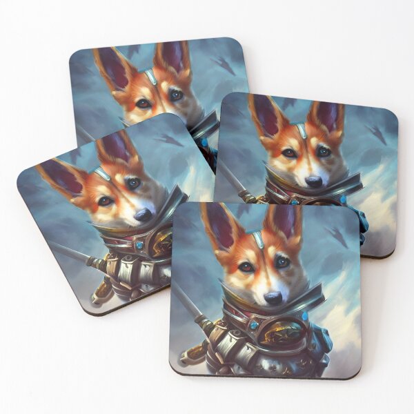 Item preview, AI Generated Art, War Corgi designed and sold by RabbitHoleMI.
