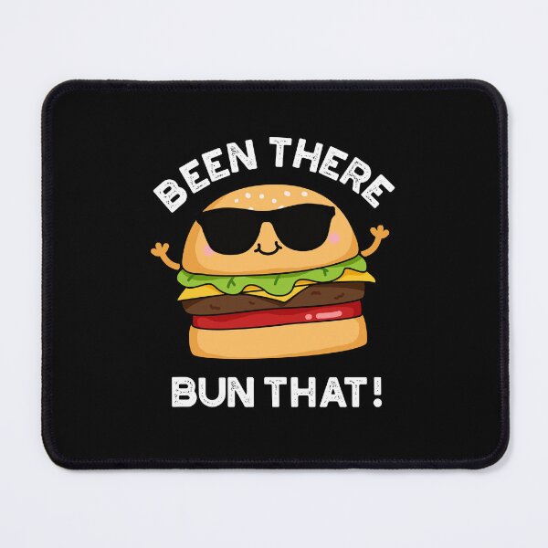 Item preview, Been There Bun That Funny Burger Puns (Dark BG) designed and sold by punnybone.