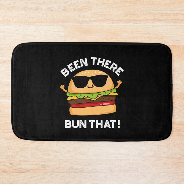 Item preview, Been There Bun That Funny Burger Puns (Dark BG) designed and sold by punnybone.