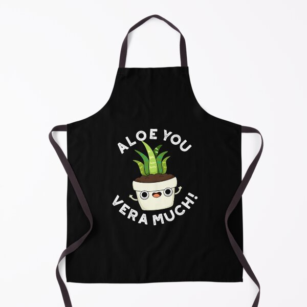 Item preview, Aloe You Vera Much Funny Plant Puns (Dark BG) designed and sold by punnybone.