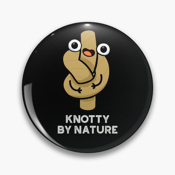 Item preview, Knotty By Nature Funny Rope Puns (Dark BG) designed and sold by punnybone.