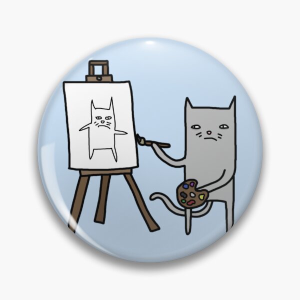 Item preview, Sad Cat Self Portrait designed and sold by JSGB.