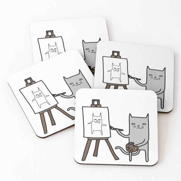Item preview, Sad Cat Self Portrait designed and sold by JSGB.