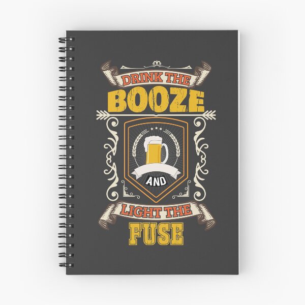 Item preview, Drink The Booze Light The Fuze Funny Fourth of July T-Shirt designed and sold by 5ftshirt.
