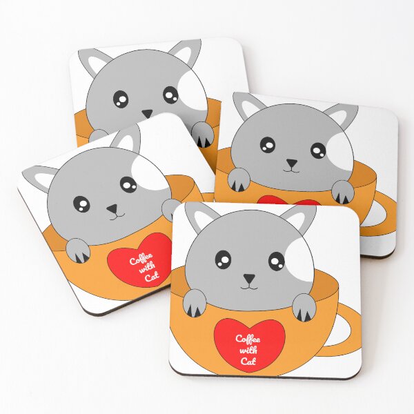 Item preview, Coffee with cat designed and sold by DesignMarket08.