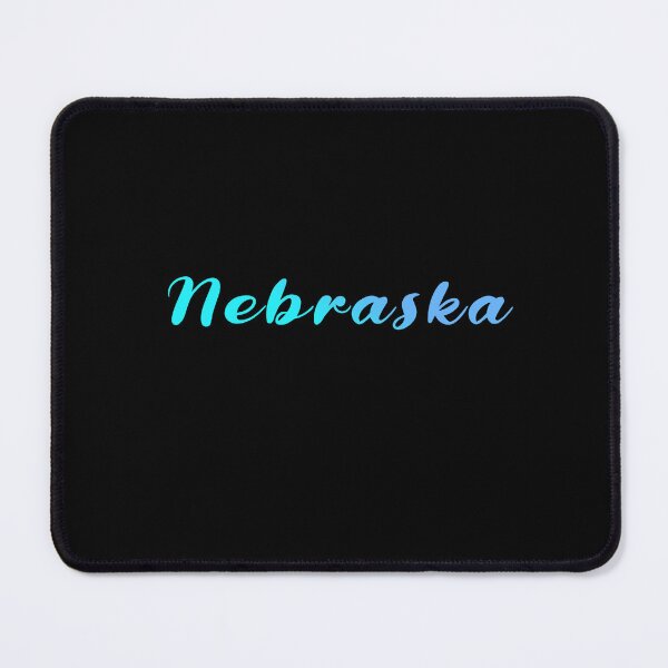 Item preview, Nebraska Blue Gradient Writing designed and sold by Zandrasart.