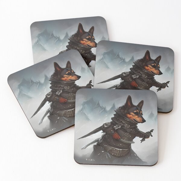 Item preview, AI Generated Art, War Corgi designed and sold by RabbitHoleMI.
