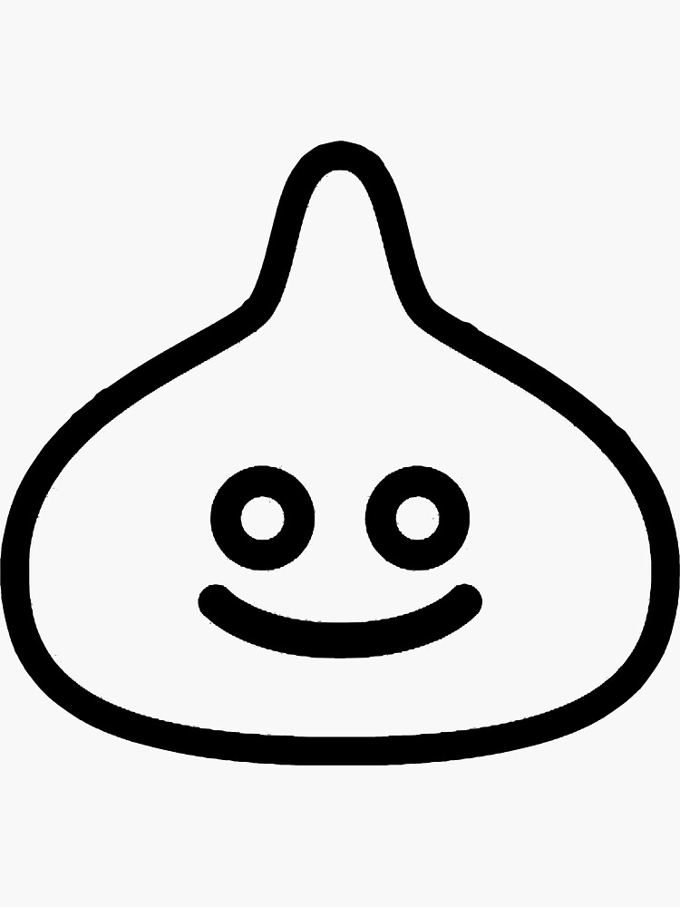 Dragon Quest Slime Inspired Video Game Slimes Gamer Sticker For Sale By Johnsarts Redbubble