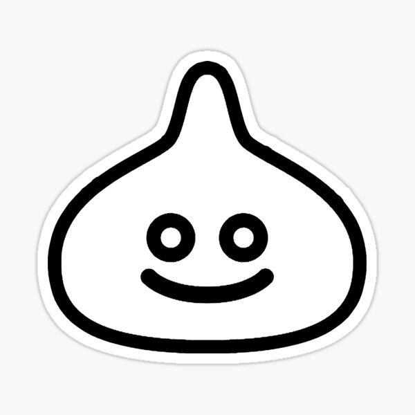 Dragon Quest Slime Inspired Video Game Slimes Gamer Sticker For Sale By Johnsarts Redbubble
