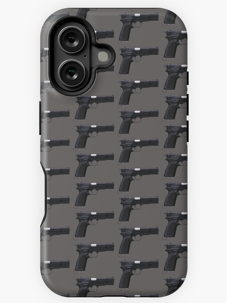Imagen 1 de 4, Funda de iPhone con la obra Browning Hi-Power Firearm Pistola semiautomática calibre 9 mm, diseñada y vendida por RENAGADE4LYF.