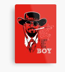 Django Unchained Metal Print