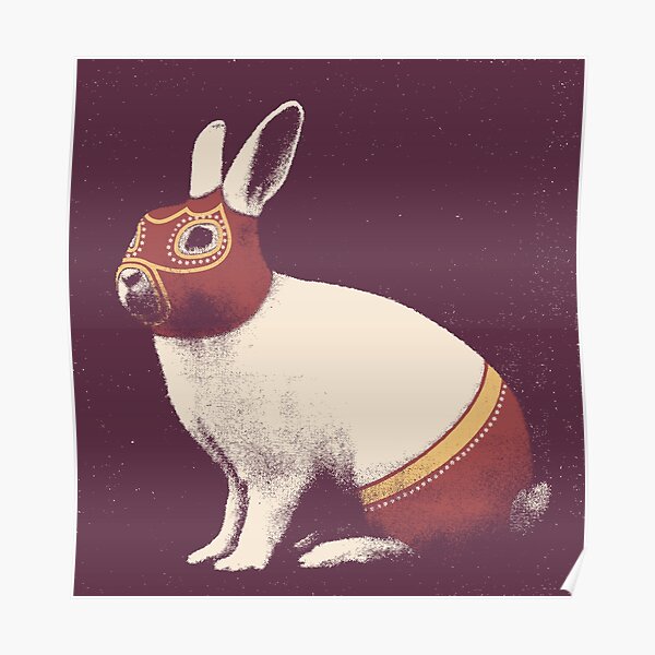 Rabbit Wrestler / Lapin Catcheur Poster