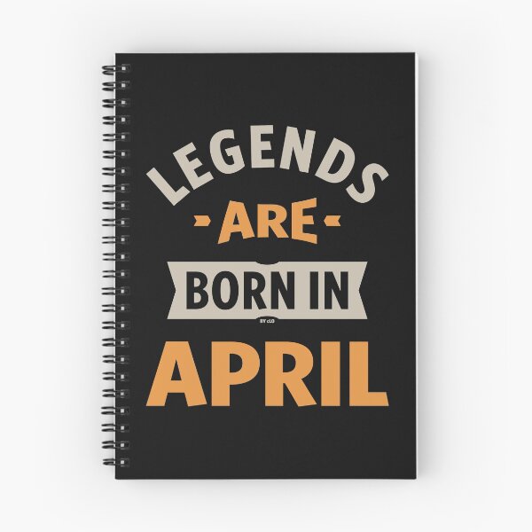 Item preview, Legends are Born in April designed and sold by cidolopez.