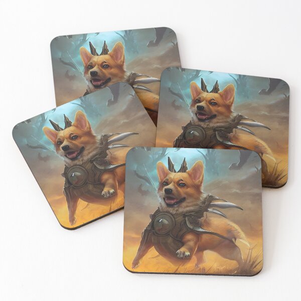 Item preview, AI Generated Art, War Corgi designed and sold by RabbitHoleMI.